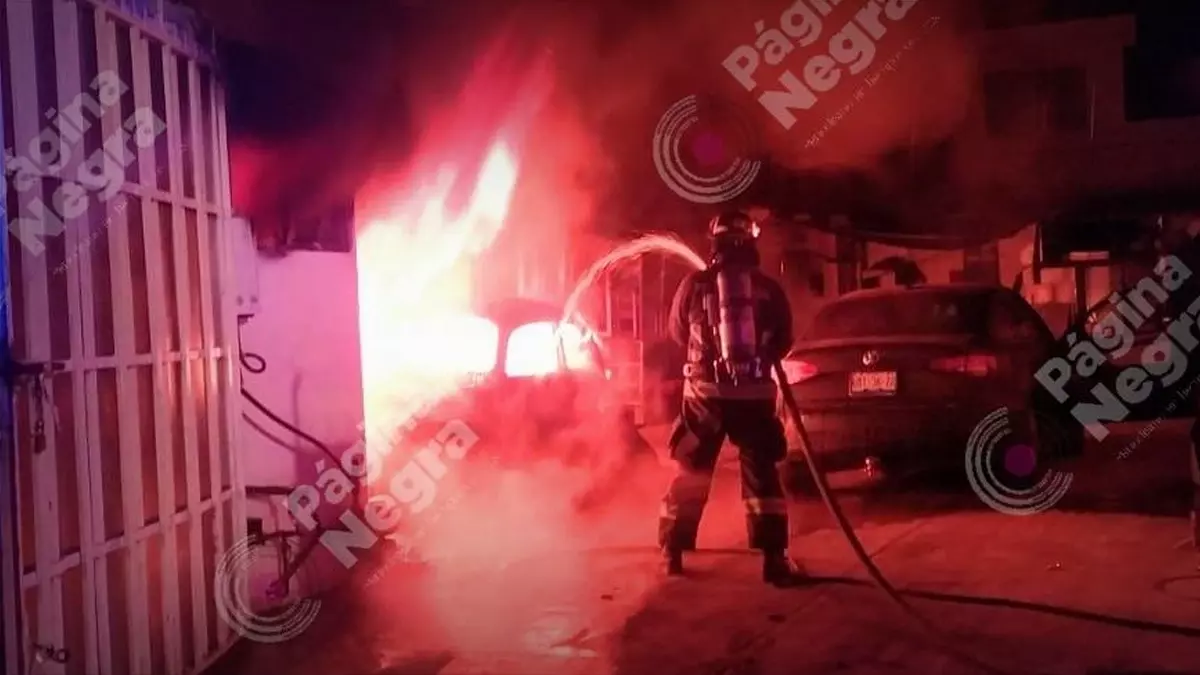 Incendio en la colonia Azcarate deja solo daños materiales