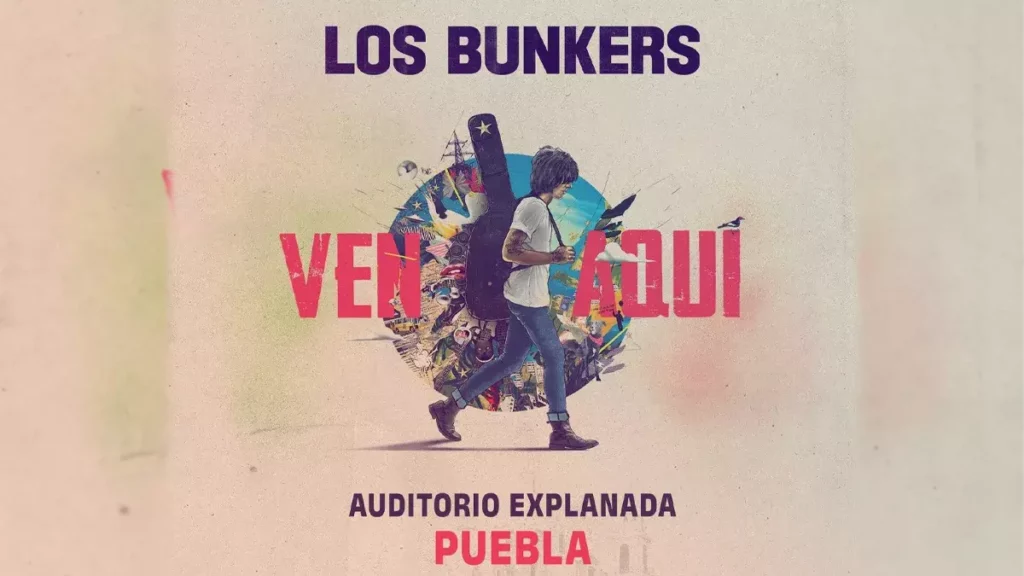 No te quedes bailando solo… Jálate al concierto de Los Bunkers en Puebla.