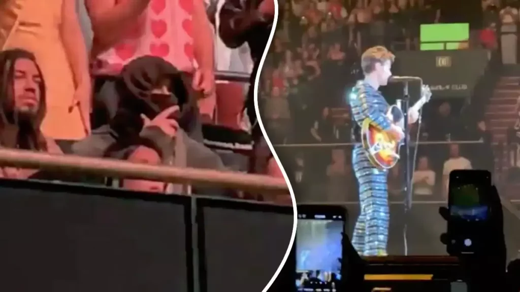 Captan a Bad Bunny en concierto de Harry Styles con el rostro cubierto