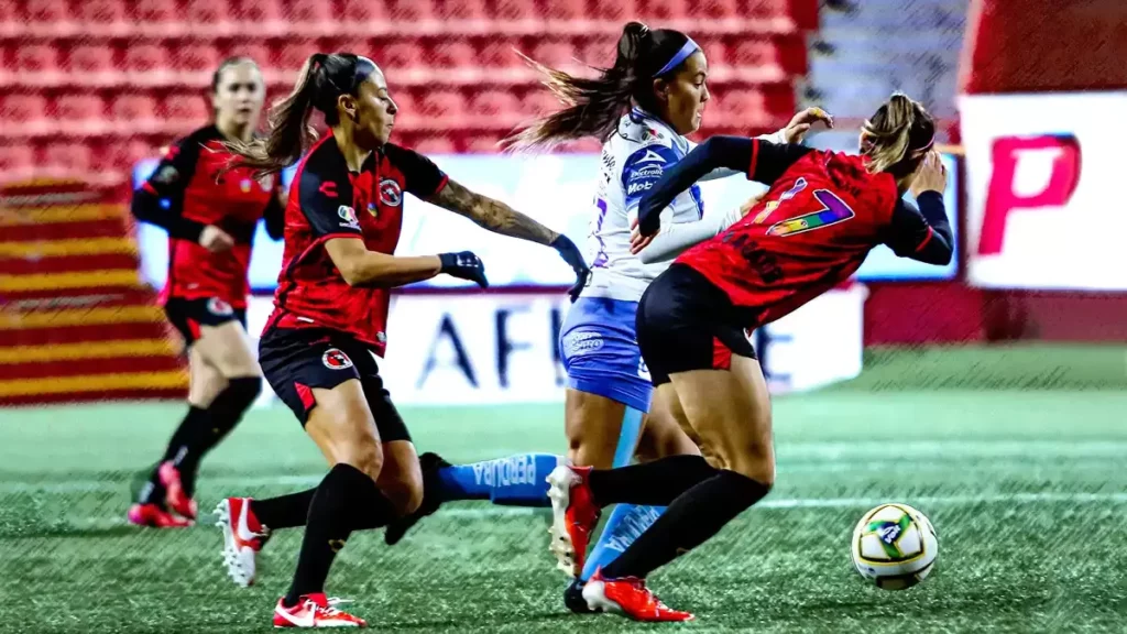 Puebla Femenil pierde por goleada ante Tijuana en el Clausura 2023.