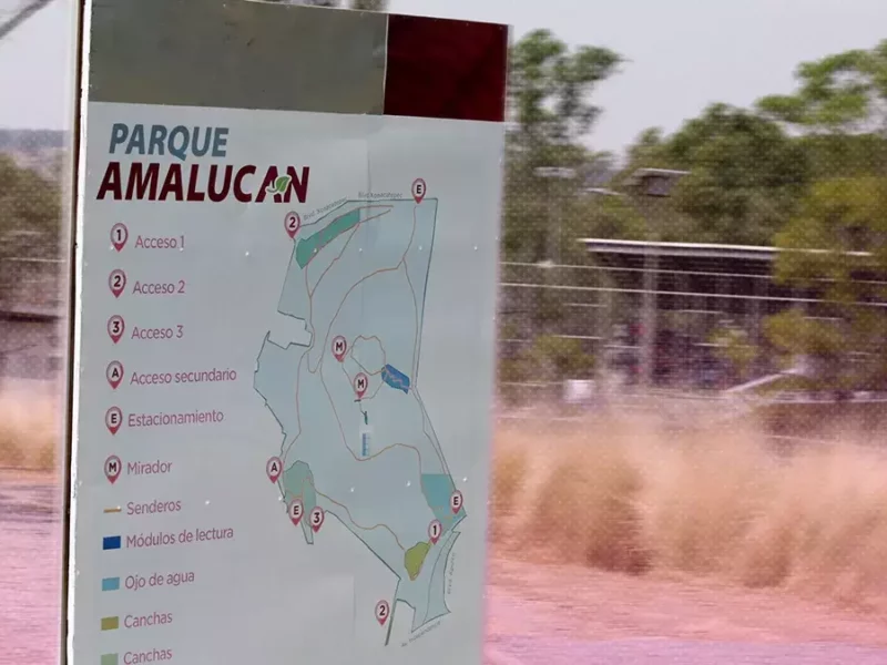 Rehabilitación del Parque Amalucan estará lista en marzo