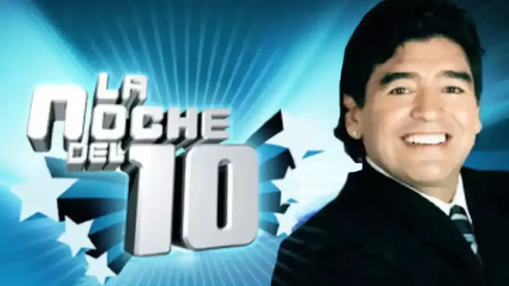 A subasta, una playera firmada por Maradona en “La Noche del 10”.