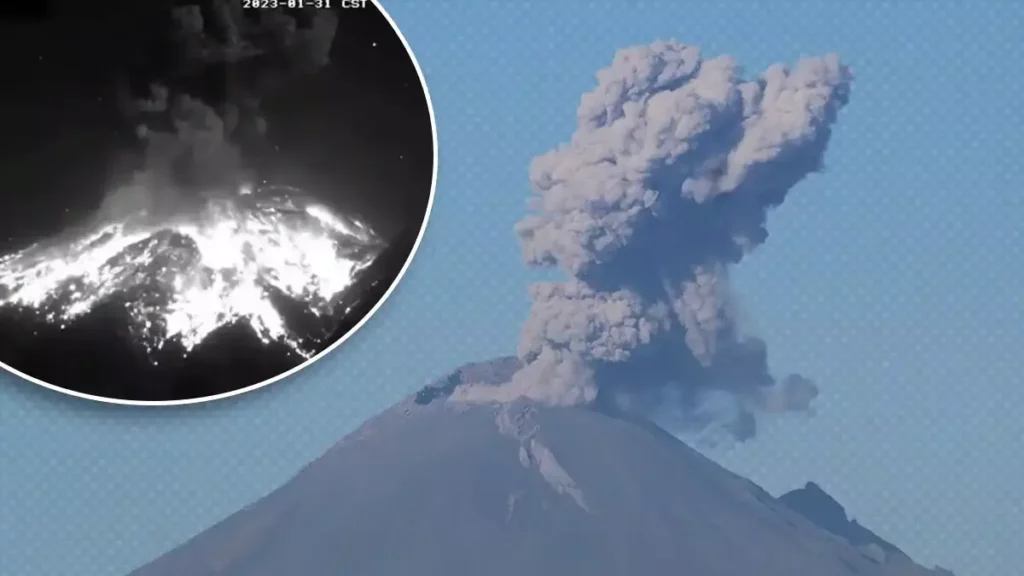 Popocatépetl registra una explosión la madrugada de este 31 de enero