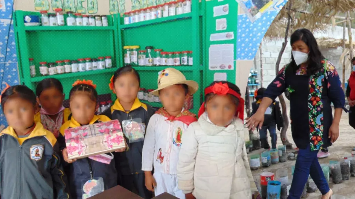 Ganan concurso ambiental alumnos de preescolar indígena de Puebla