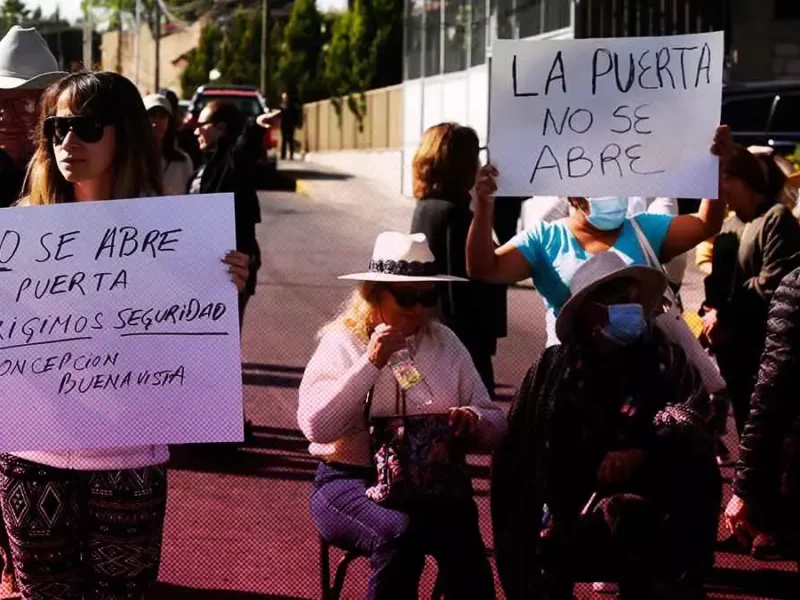 Vecinos de La Concepción bloquean la Calzada Zavaleta, juez les quitó reja