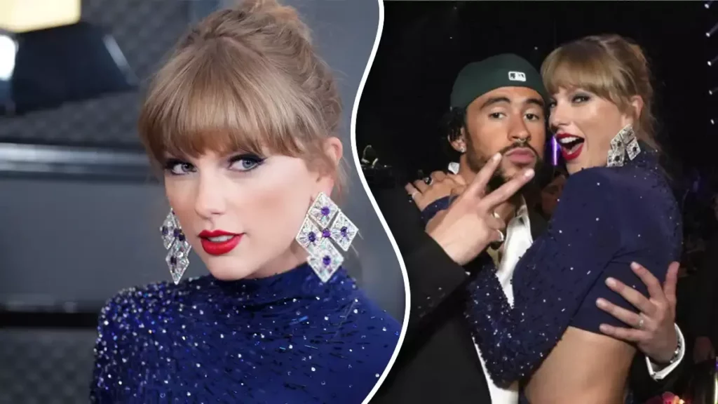 Taylor Swift bailó a ritmo de Bad Bunny en los Grammys 2023; aquí lo más viral.