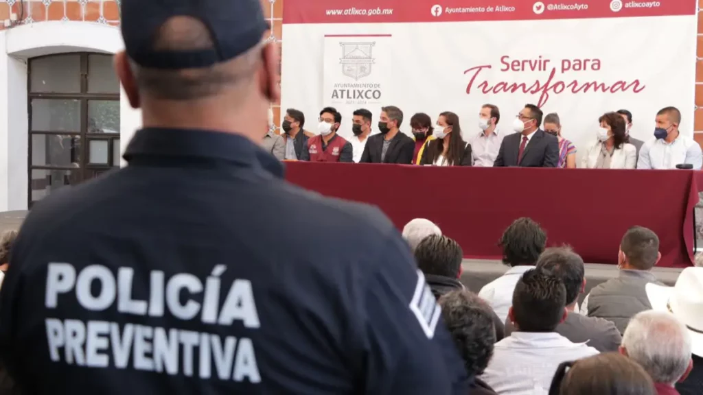 Ariadna Ayala anuncia acciones para fortalecer seguridad en Atlixco.