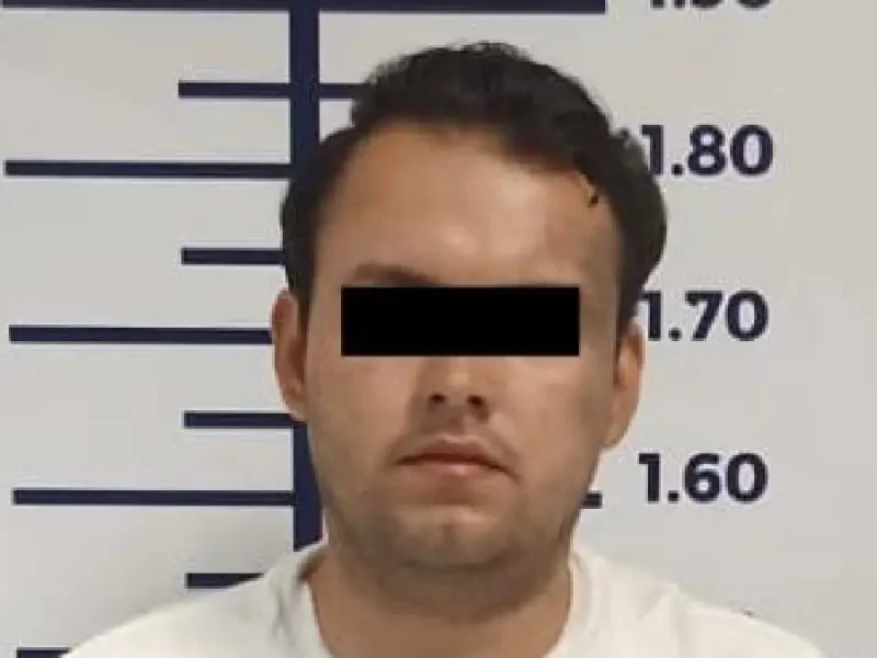 Aseguran policías viales de San Andrés Cholula a probable responsable de portación ilegal de arma de fuego