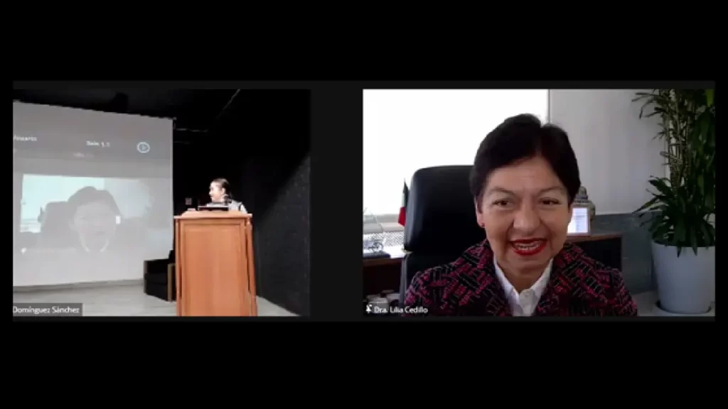 La Rectora Lilia Cedillo charla con preparatorianos sobre sus vivencias como docente durante la pandemia