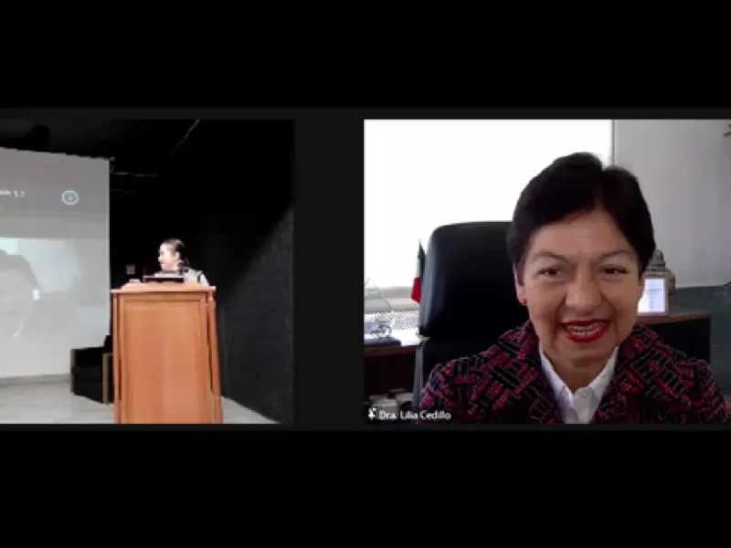 La Rectora Lilia Cedillo charla con preparatorianos sobre sus vivencias como docente durante la pandemia