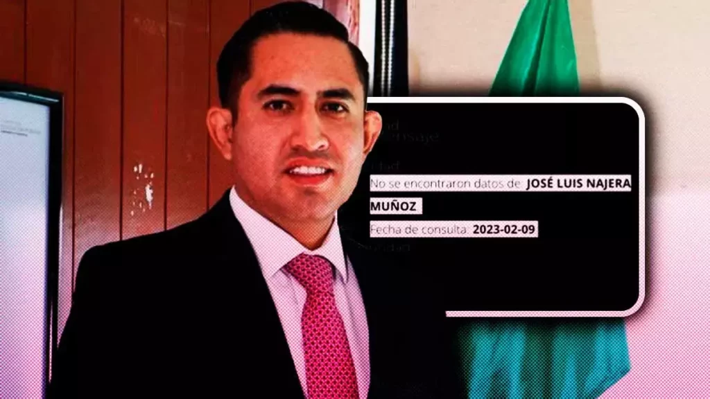 José Luis Nájera no tiene cédula profesional ni experiencia en educación