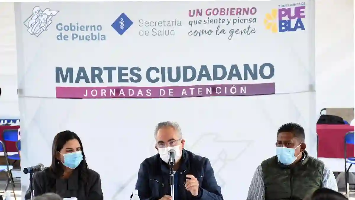 Gobierno del estado estuvo con martes ciudadano en Texmelucan