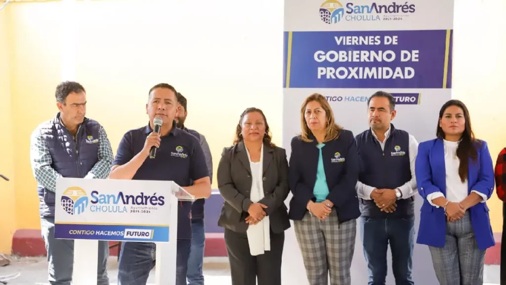 Realiza Ayuntamiento de San Andrés Cholula Jornada “Viernes de Gobierno de Proximidad” en San Francisco Acatepec