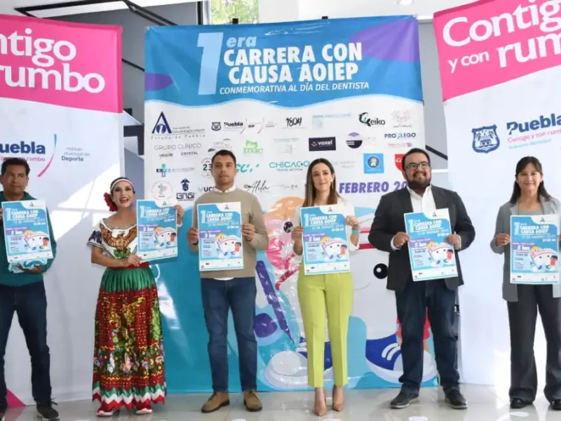 Invitan a carrera por la salud bucal de la infancia poblana
