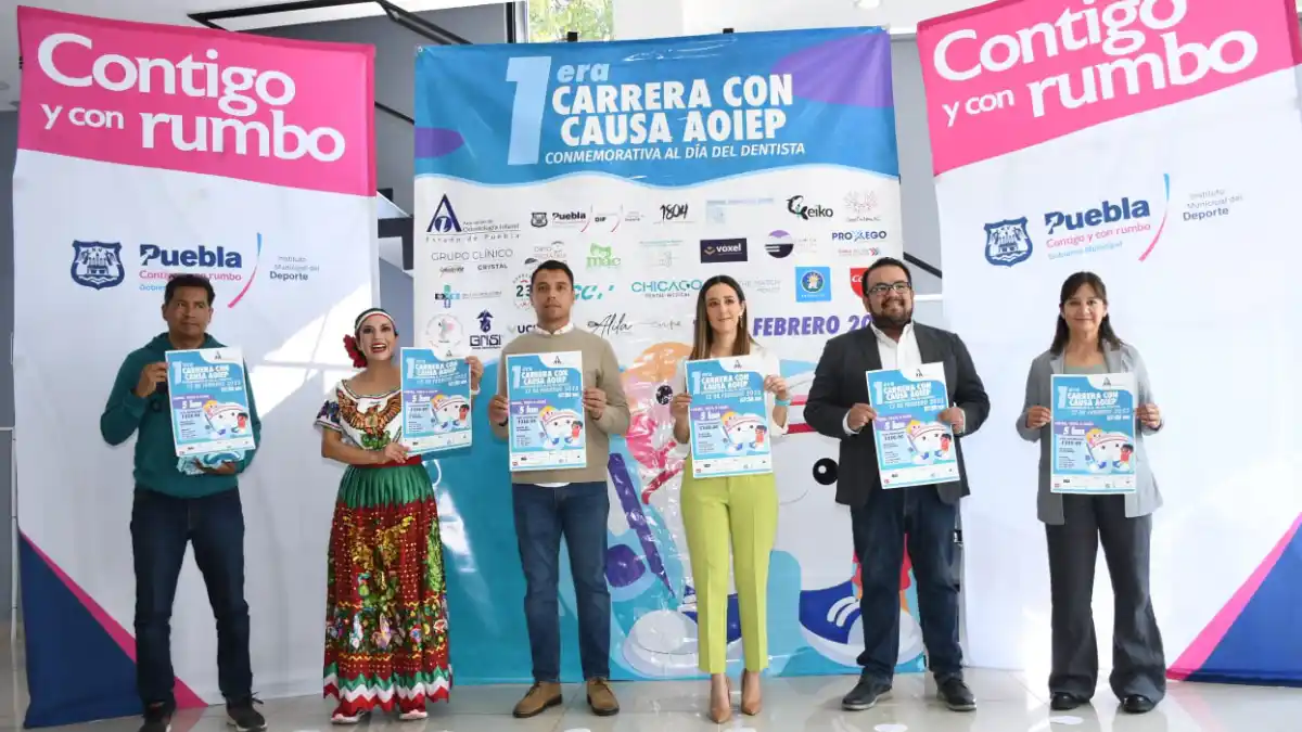 Invitan a carrera por la salud bucal de la infancia poblana