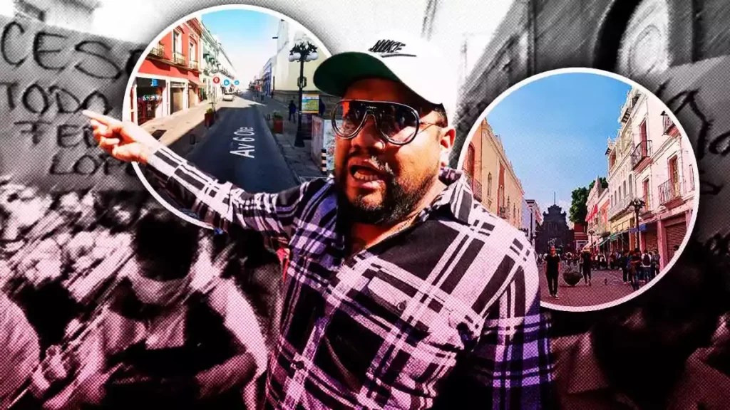 Reportan robos a proveedores del Centro Histórico de Puebla, culpan al “Fede”