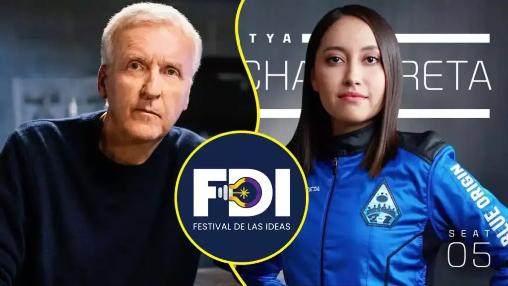 Katya Echazarreta y James Cameron estarán en el Festival de las Ideas Puebla 2023.