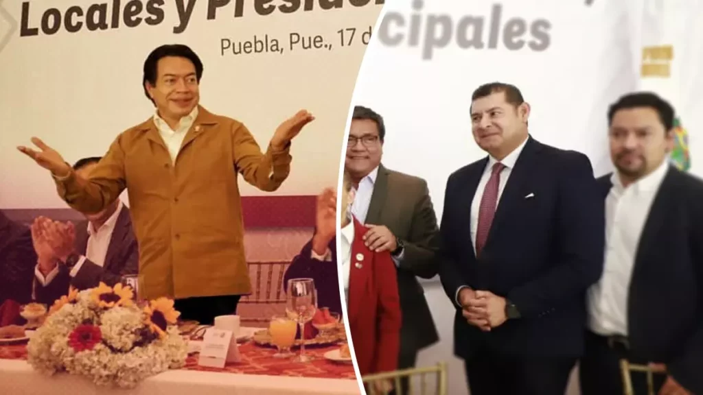Mario Delgado nos dijo que no hay línea para la candidatura: Armenta.