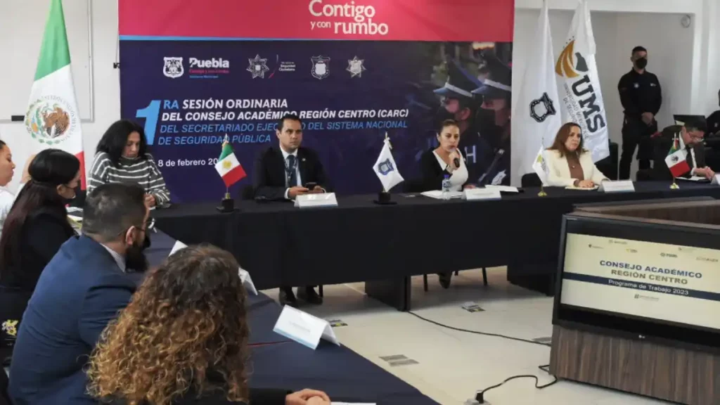 Academia Municipal de Policía de Puebla fue sede de la sesión del CARC