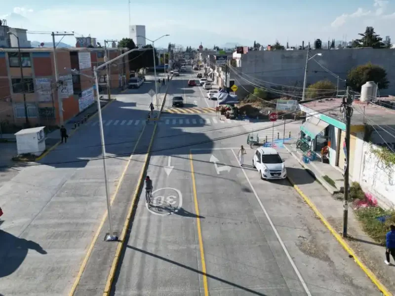 Ayuntamiento de Puebla entrega calle rehabilitada en San Ramón