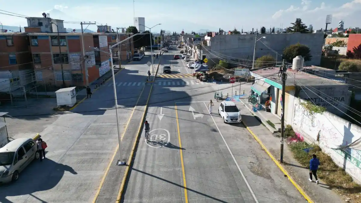 Ayuntamiento de Puebla entrega calle rehabilitada en San Ramón