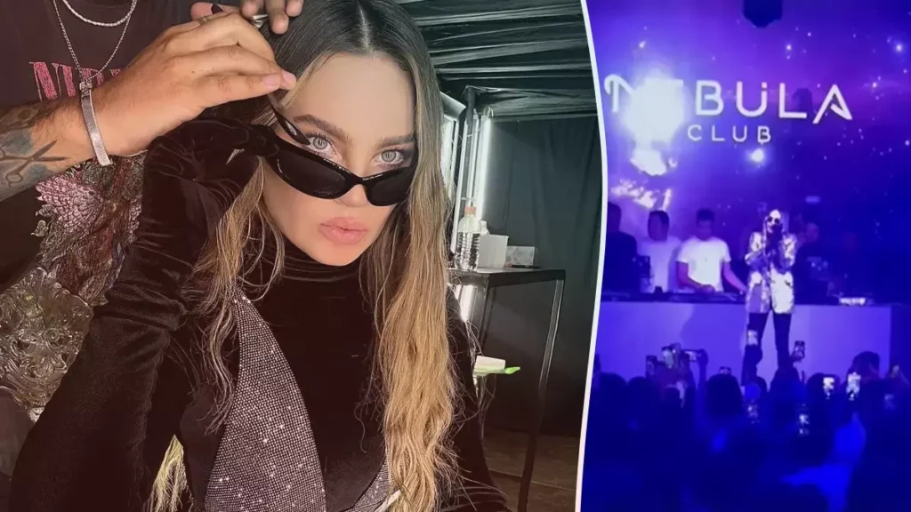 Belinda puso a bailar a sus fans en la inauguración de 'Nebula Social Club'