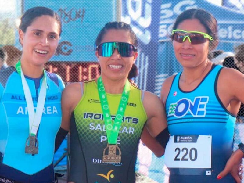 La poblana Fernanda Salazar ganó el Duatlón Puebla-BUAP 2023