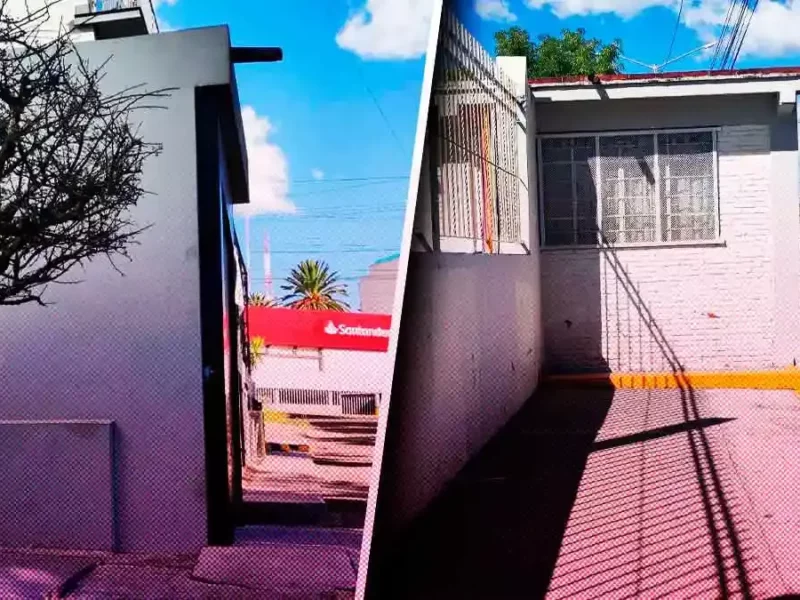 Vecinos de Santa Cruz y La Paz construyen y dejan sin banqueta a peatones 