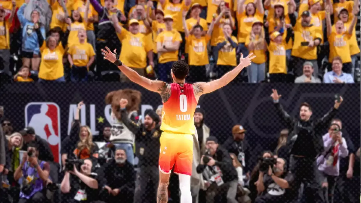 Jayson Tatum hace historia con el Team Giannis en el All Star Game 2023.