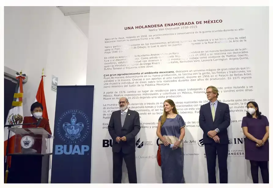 BUAP presenta exposición "Una holandesa enamorada de México" 