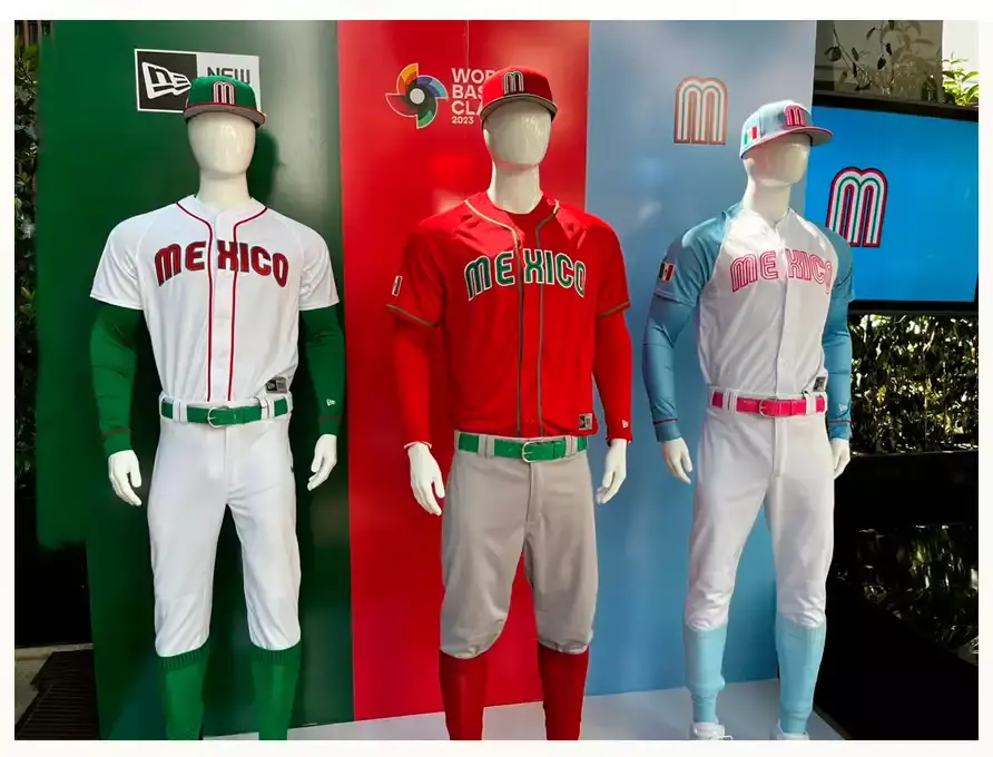 Estos serán los uniformes de México para el Clásico Mundial de Beisbol 2023.