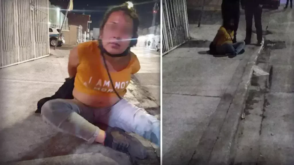 Vecinos de Los Héroes detienen a una mujer por golpear a su hijastra.