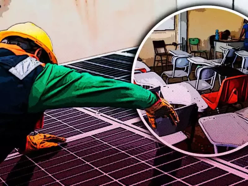Escuelas de la Sierra Norte, las más beneficiadas con el programa de paneles solares