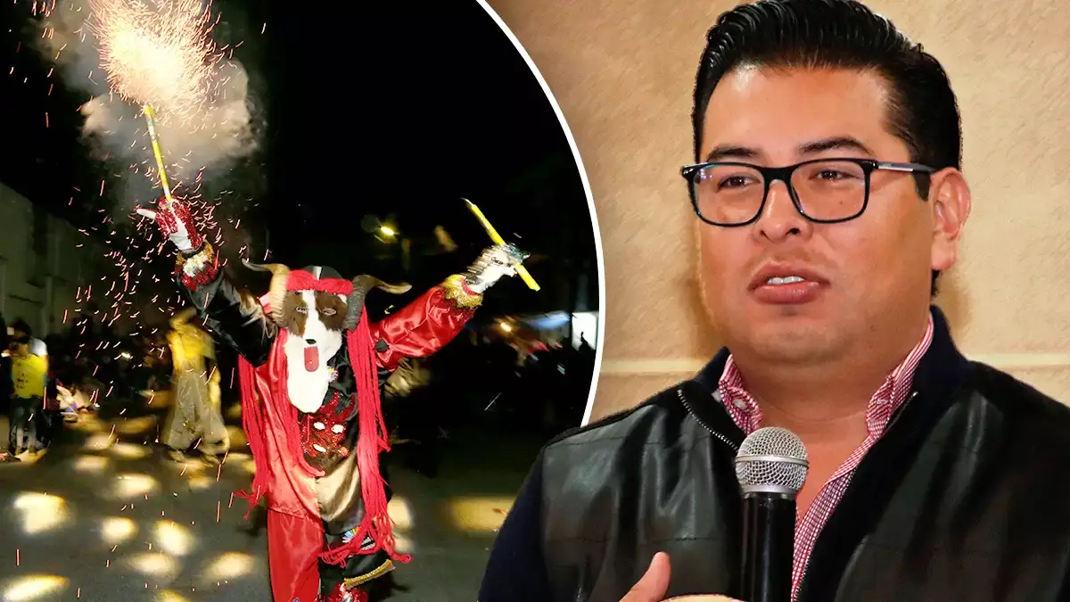 Néstor Camarillo va por regulación de pirotecnia en carnavales de Puebla