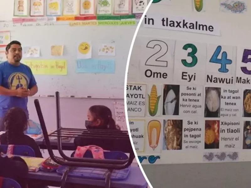 Primaria Bilingüe Quetzalcóatl, la escuela que preserva la lengua indígena en Puebla.