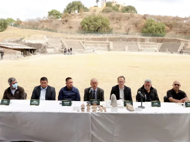 INAH y Ayuntamiento de San Andrés suman esfuerzos para preservar la Zona Arqueológica de Cholula