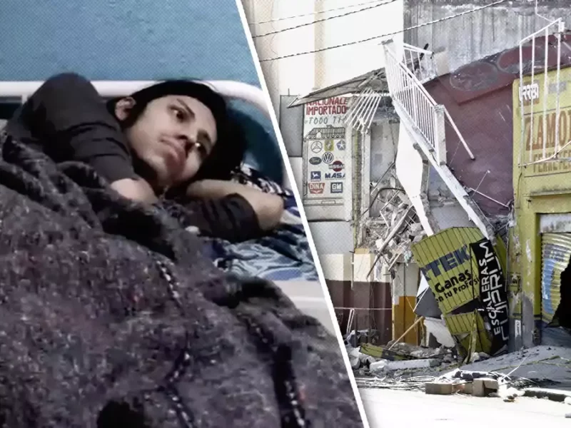 Eduardo tiene un año sin moverse tras la explosión del edificio en San Matías.