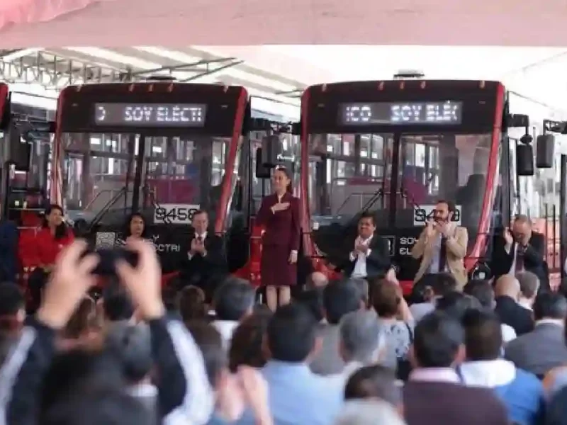 Sheinbaum: Estamos cumpliendo un sueño para la capital del país: tener la primera línea de Metrobuses eléctricos, única en el mundo