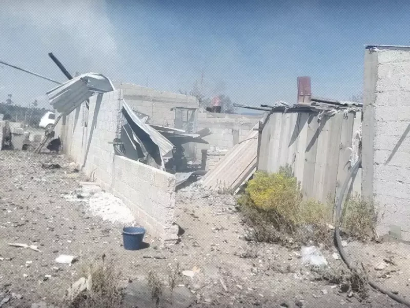 Explota polvorín en Xiutetelco; solo reportan daños materiales