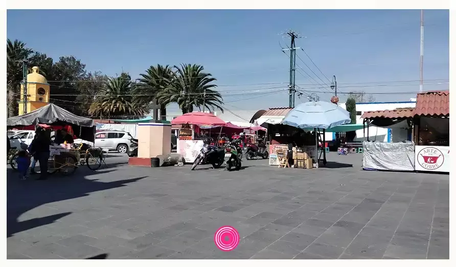 Devolverán empedrado de la plaza cívica de Santa María Tonantzintla