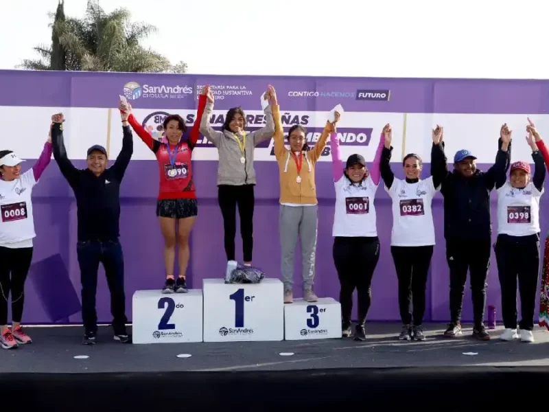 Con éxito se realizó la carrera "8M: Sanandreseñas Libres Cambiando el Rumbo”