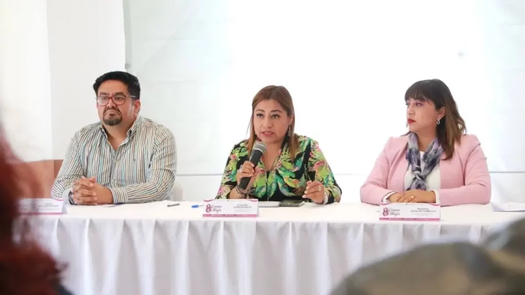 Ayuntamiento de Huejotzingo presenta actividades por el Día Internacional de la Mujer.