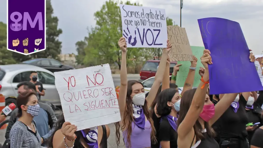 Recorrido de la Marcha del 8 de Marzo este 2023 en Puebla 