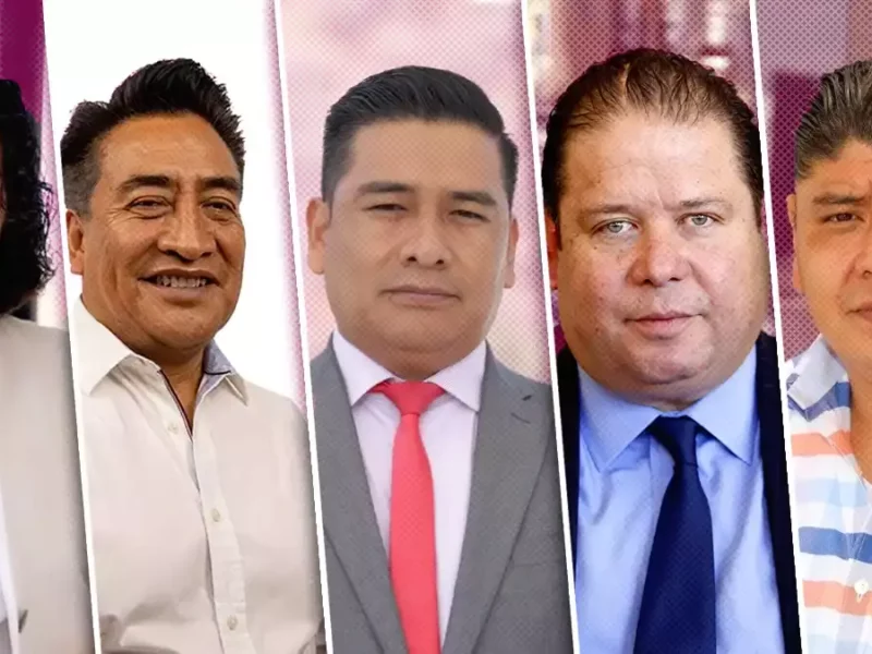 Estos son los aspirantes de Morena a la alcaldía de San Andrés Cholula.