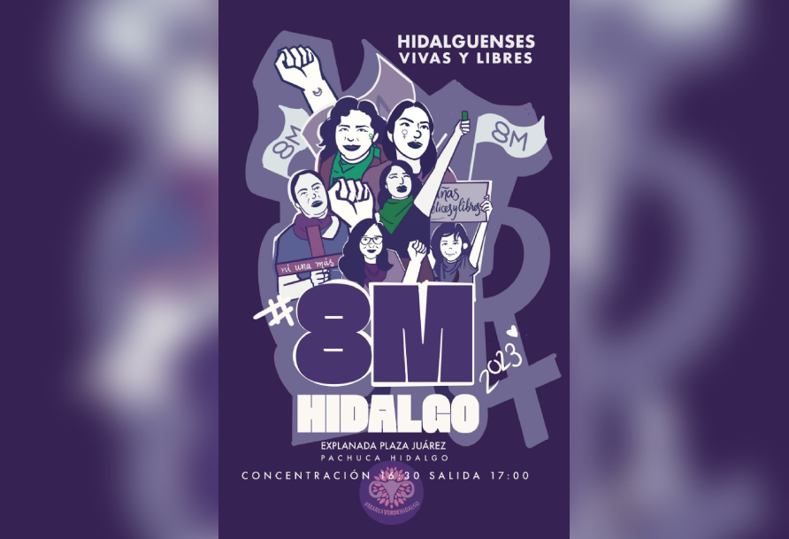Día Internacional de la Mujer: estas son las actividades por el 8 de marzo en Pachuca.