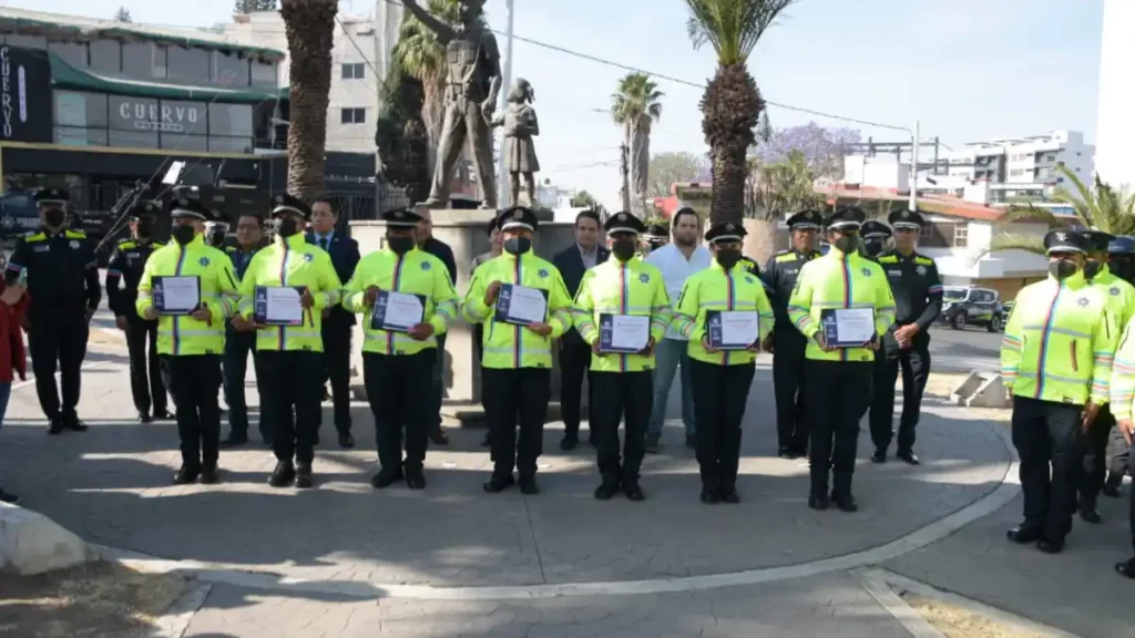SSC, CCE Y CANIRAC reconocen labor de policía municipal de Puebla