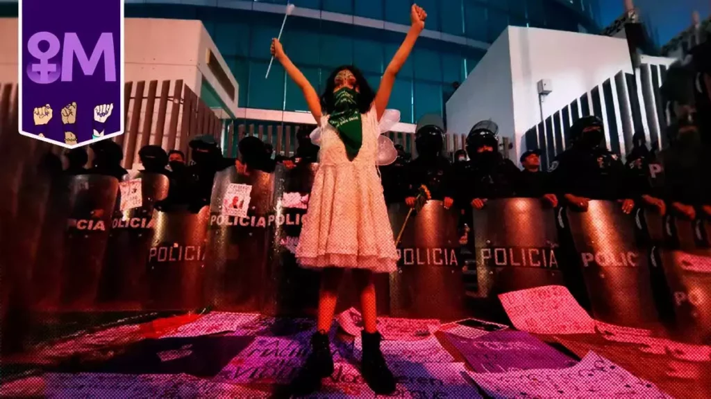 La fuerza de la marea verde enalteció el Día de la Mujer en Puebla
