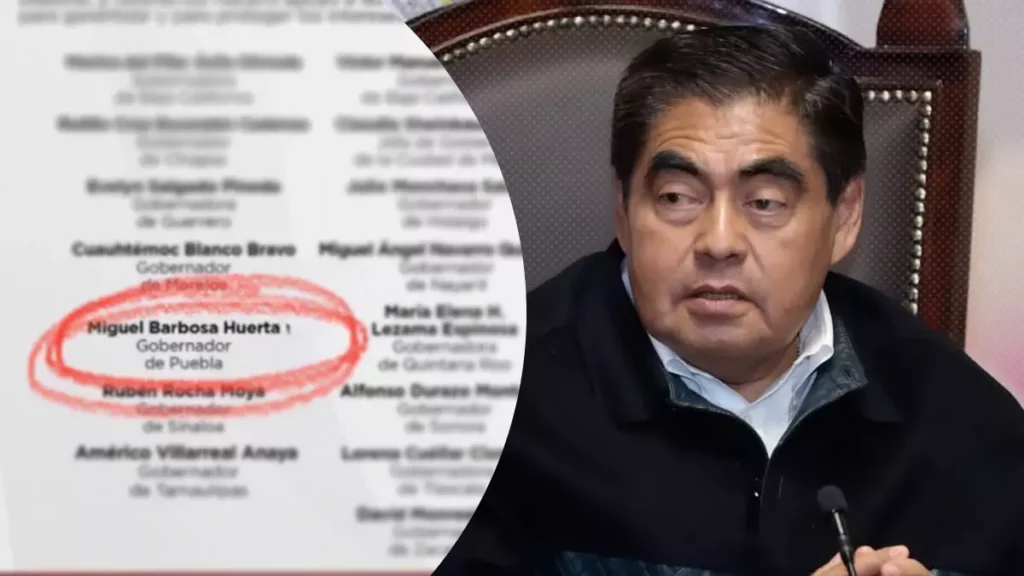 Miguel Barbosa firmó el desplegado de gobernadores a favor de la soberanía