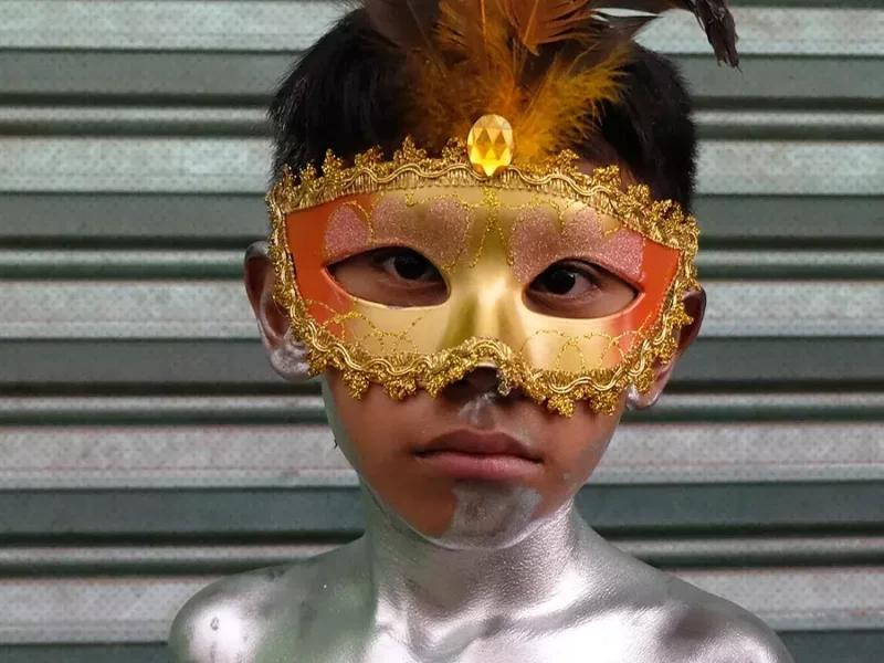 Ellos son los Xinacates del Carnaval en San Nicolás de los Ranchos