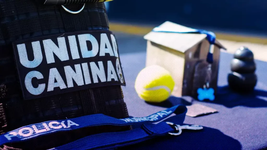 Rinden homenaje póstumo a Dima, elemento de la Unidad Canina de la SSC Puebla